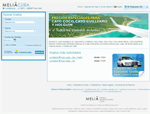 Tablet Screenshot of es.flightsincuba.com