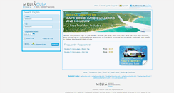 Desktop Screenshot of flightsincuba.com